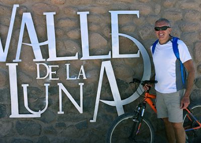 Biking Atacama desert, Chile.