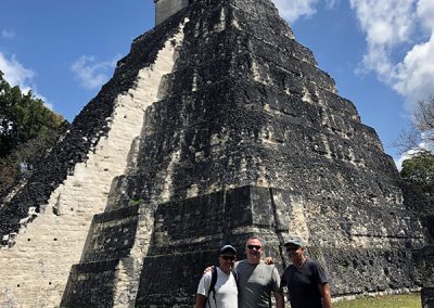 Visiting the Mayan ruins at Tikal, Guatemala with Kett and Nate