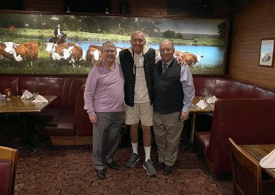 Joined by Dick Stubbs and Dave Egan at Cattlemen’s Steakhouse in OKC