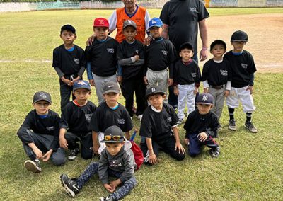 A Granelli’s Pizza Youth Baseball Team in Buctzotz, Mexico